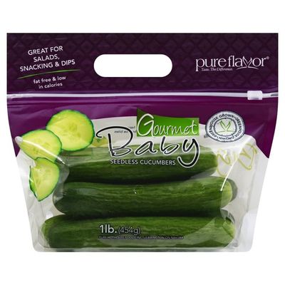 Pure Flavor Seedless Cucumber, Baby, Gourmet