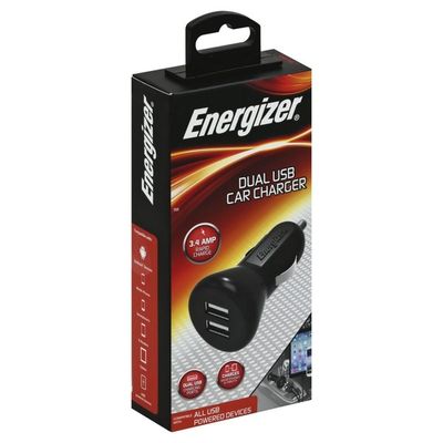 Energizer Car Charger, Dual USB
