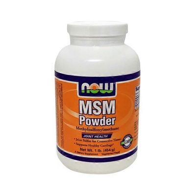Now MSM Methylsulfonylmethane Joint Health, Joint Sulfur for Connective Tissue, Supports Healthy Cartilage Dietary Supplement Powder