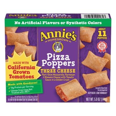 Annie's Frozen Pizza Poppers, Three Cheese, 11 Count