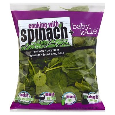 Cooking with Spinach + Baby Kale! Spinach plus Baby Kale
