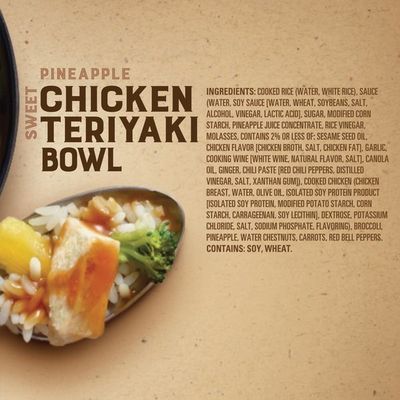 Marie Callender's Sweet Pineapple Chicken Teriyaki Bowl