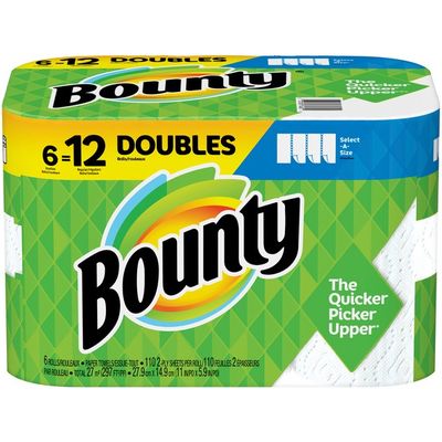 Bounty Select-A-Size Paper Towels, White