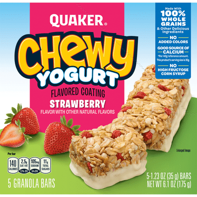 Quaker Chewy Yogurt Strawberry Granola Bars