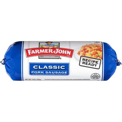 Farmer John Classic Pork Sausage (12 oz) - Instacart