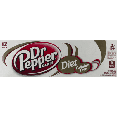 Caffeine Free Diet Dr Pepper Soda