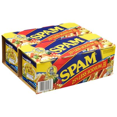 SPAM 25% Less Sodium Canned Meat