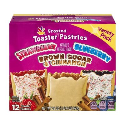 SB Ahold Frosted Toaster Pastries Variety Pack - 12 CT