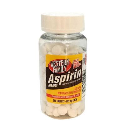 Western Family 325mg Aspirin Tablets