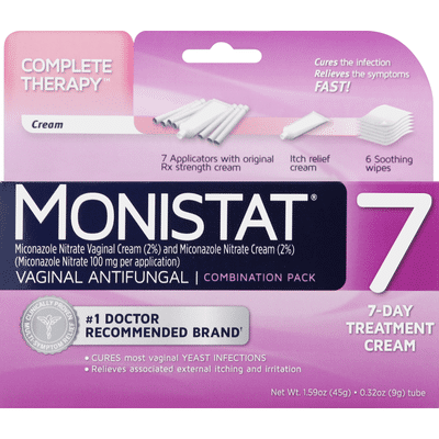 MONISTAT Antifungal 7 Day Treatment Cream Combination Pack