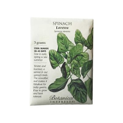 Botanical Interests Inc Lavewa Spinach Seeds