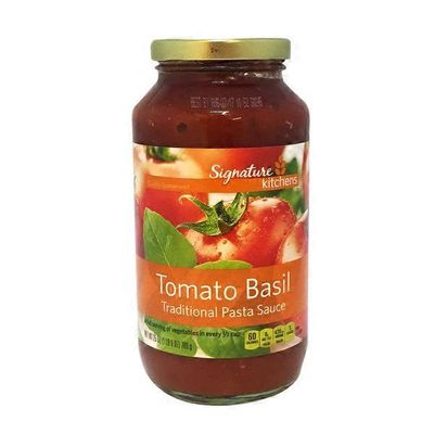 Signature Kitchens Tomato Basil Traditional Pasta Sauce