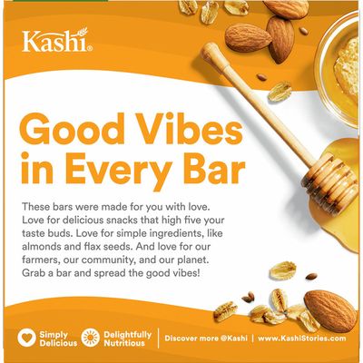 Kellogg's Kashi GO Chewy Granola Bars, Fiber Bars, Vegetarian Snacks, Honey Almond Flax