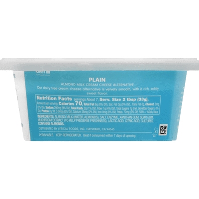 Kite Hill Cream Cheese, Dairy Free, Plain