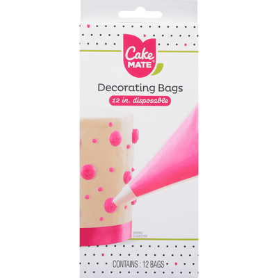 Cake Mate Decorating Bags, Disposable, 12 Inch