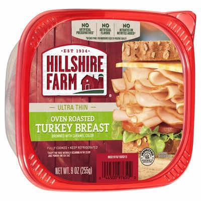 Hillshire Farm Ultra Thin Deli Sliced Turkey Breast Lunchmeat Oven Roasted Turkey Breast