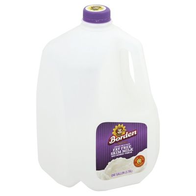 Borden Milk, Skim, Fat Free