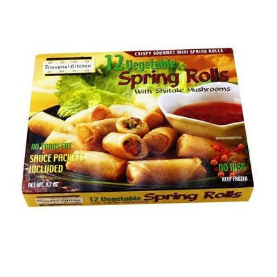 Shanghai 12 Vegetable Spring Rolls With Shiitake Mushrooms
