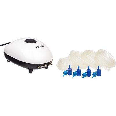 Petco Air Pump For Freshwater & Marine Aquariums 4 Outlets