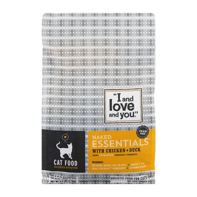 "I and love and you" Naked Essentials - Dry Cat Food - Chicken & Duck