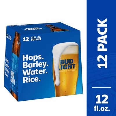 Bud Light Beer Bottles