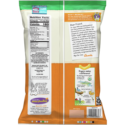 Annie's Cheesy Baked Corn Puffs, Certified Organic