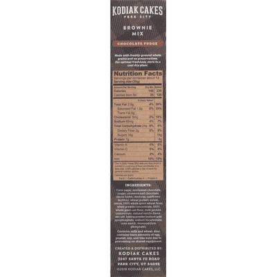 Kodiak Chocolate Fudge Brownie Mix