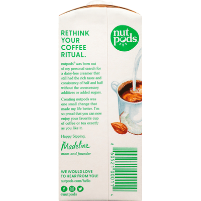 Nutpods Creamer, Original, Almond + Coconut