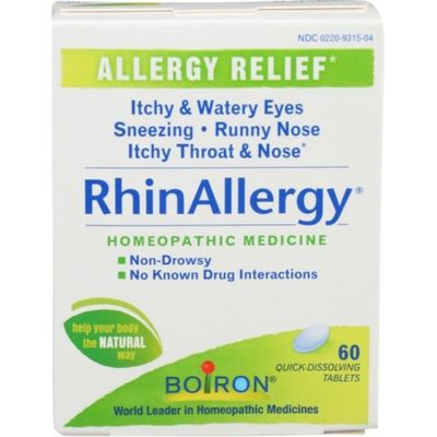 Boiron Rhinallergy Homeopathic Medicine for Allergy Relief
