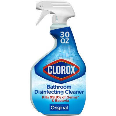 Clorox Disinfecting Bathroom Cleaner, Spray Bottle, 30 Ounces