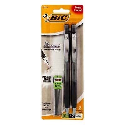 BiC Atlantis #2 .7mm Medium Mechanical Pencil - 2 CT