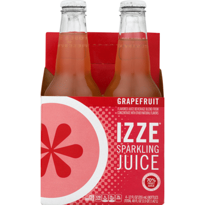 Izze Sparkling Juice, Grapefruit