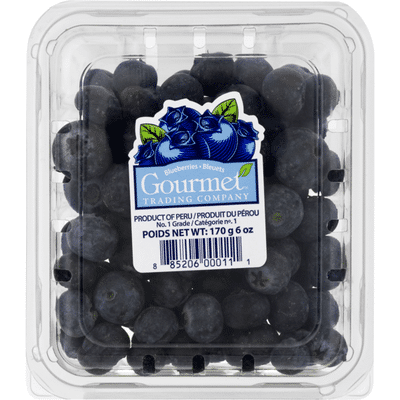 Gourmet Trading Company Blueberries, Carton
