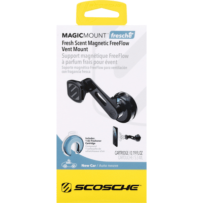 Scosche Vent Mount, Fresh Scent, Magnetic Freeflow