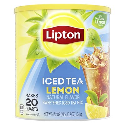 Lipton Black Iced Tea Mix Lemon