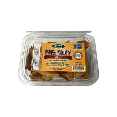 Doctor Hummus Garlic Pita Chips