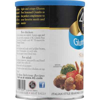 4C Crumbs, Gluten free, Seasoned