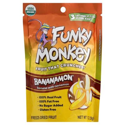 Funky Monkey Snacks Freeze-Dried Fruit, Bananamon