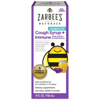 Zarbee's Naturals Children's Complete Daytime Cough Syrup + Immune, Berry