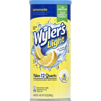 Wyler's Drink Mix, Lemonade (6 each) - Instacart