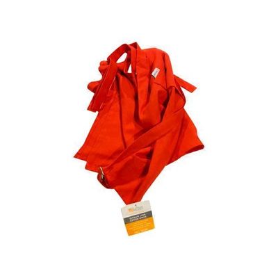 MU Kitchen Red Cotton Kitchen Apron With Adjustable Neck Strap & 2 Large Pockets