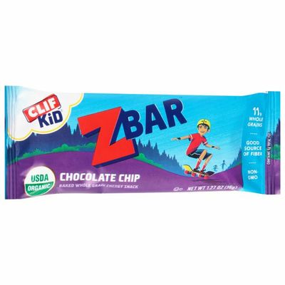 CLIF Kid Organic Chocolate Chip Baked Whole Grain Energy Snack Bars