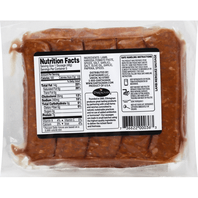D'Artagnan Lamb Merguez Sausage