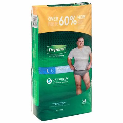 Depend Incontinence Underwear for Men, Maximum Absorbency