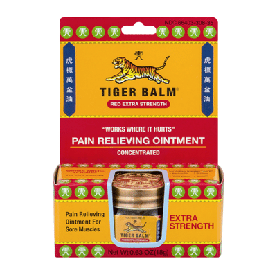 Tiger Balm Pain Relieving Ointment, Red Extra Strength