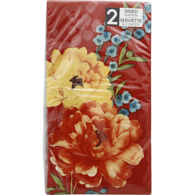 Sensations Napkins, 2 Sided, Beautiful Blossoms, 2 Ply