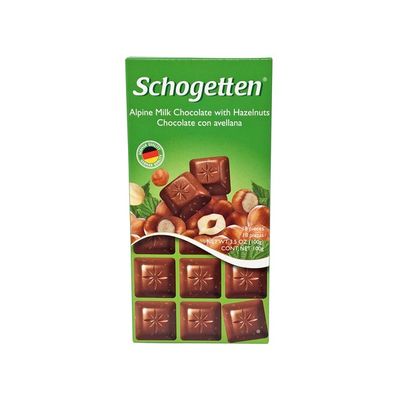 Schogetten Milk Chocolate, with Hazelnuts