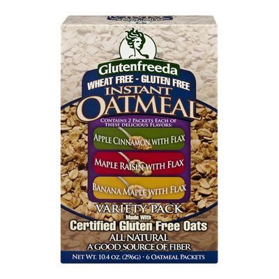 Glutenfreeda Oatmeal Instant Variety Pack - 6 CT