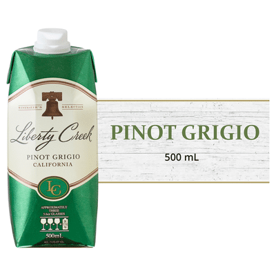 Liberty Creek Vineyards Pinot Grigio White Wine Tetra