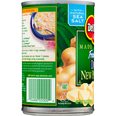 Del Monte New Potatoes, Diced